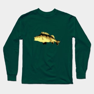 Perch brown-black design Long Sleeve T-Shirt